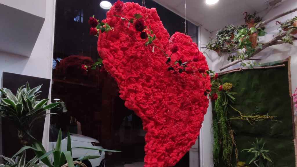 El interior de la Floristería Cyca's de Santa Coloma de Gramenet