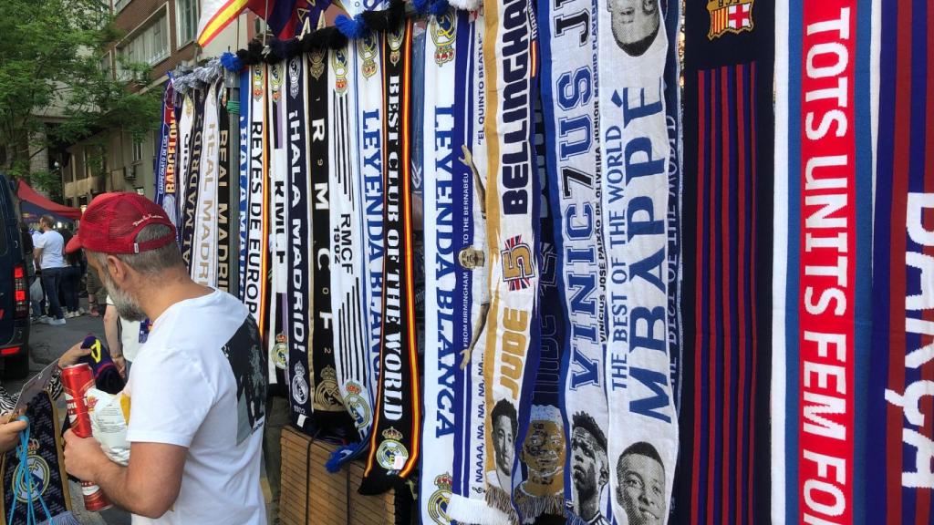 Mbappé, en las bufandas del Real Madrid