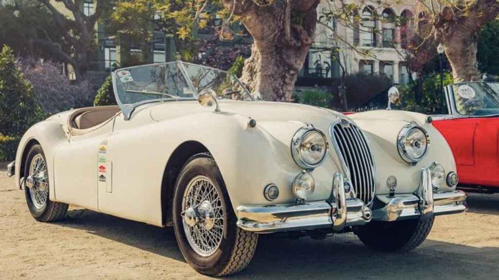 Vehículo Jaguar en Montjuïc