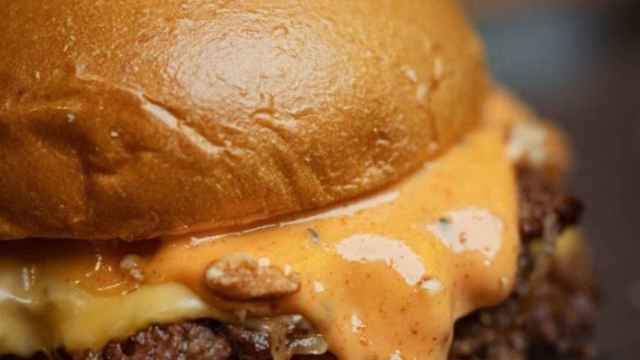 Una hamburguesa de Pecado Burguers
