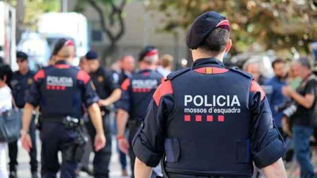Un agente de los Mossos d'Esquadra en Barcelona