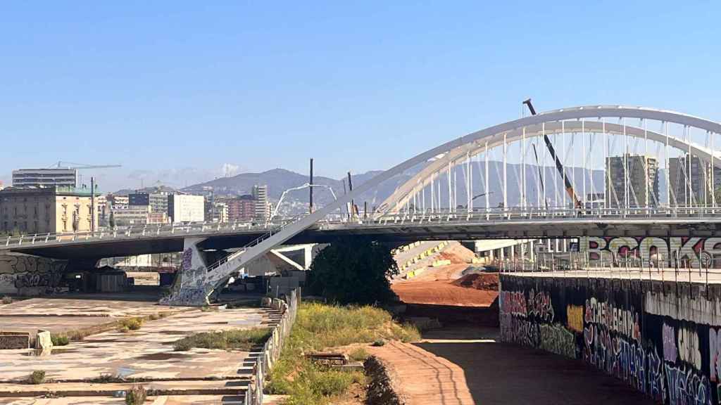 Obres de la nova estació de La Sagrera