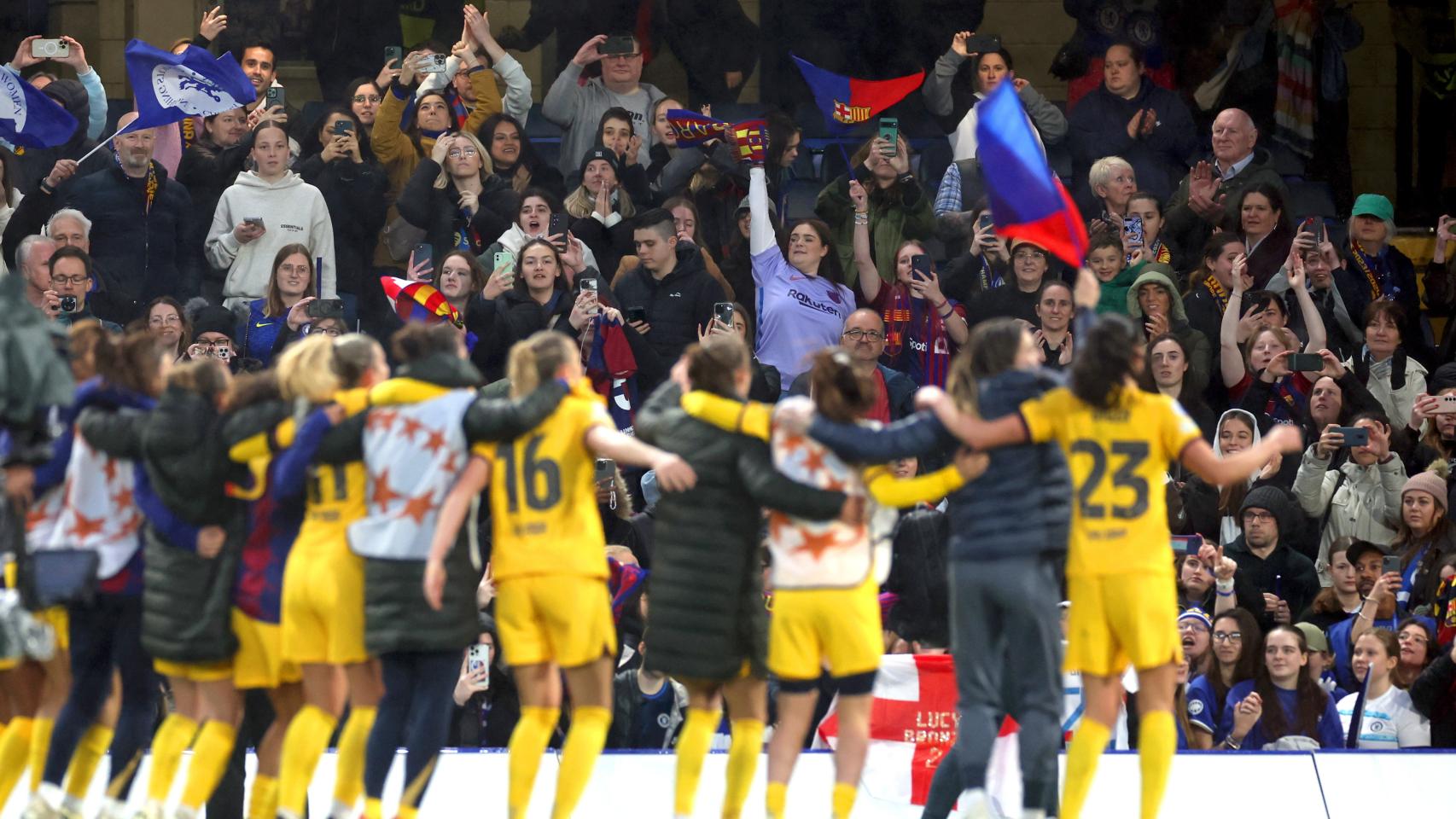 El Barça Femenino vuelve a la final de la Champions tras remontar al Chelsea en Stamford Bridge