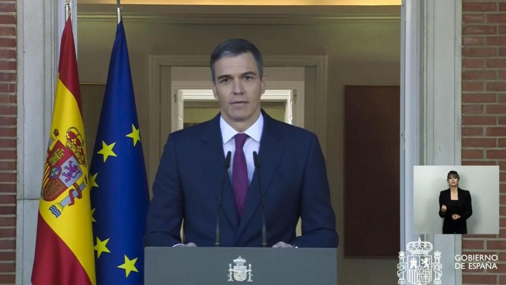 El presidente del Gobierno Pedro Sánchez