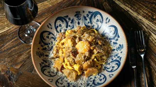 Un plato de pasta del Murivecchi