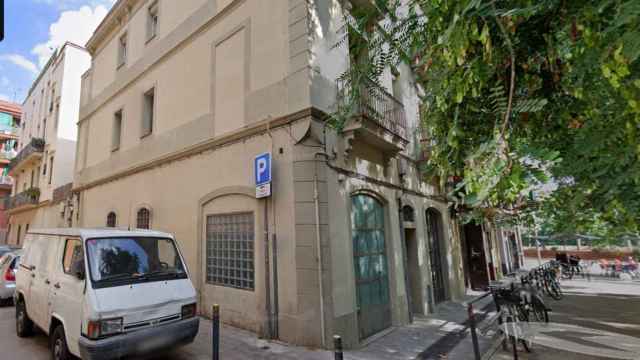 Plaza de Caninge Rodó, lugar del suceso, en el barrio del Clot
