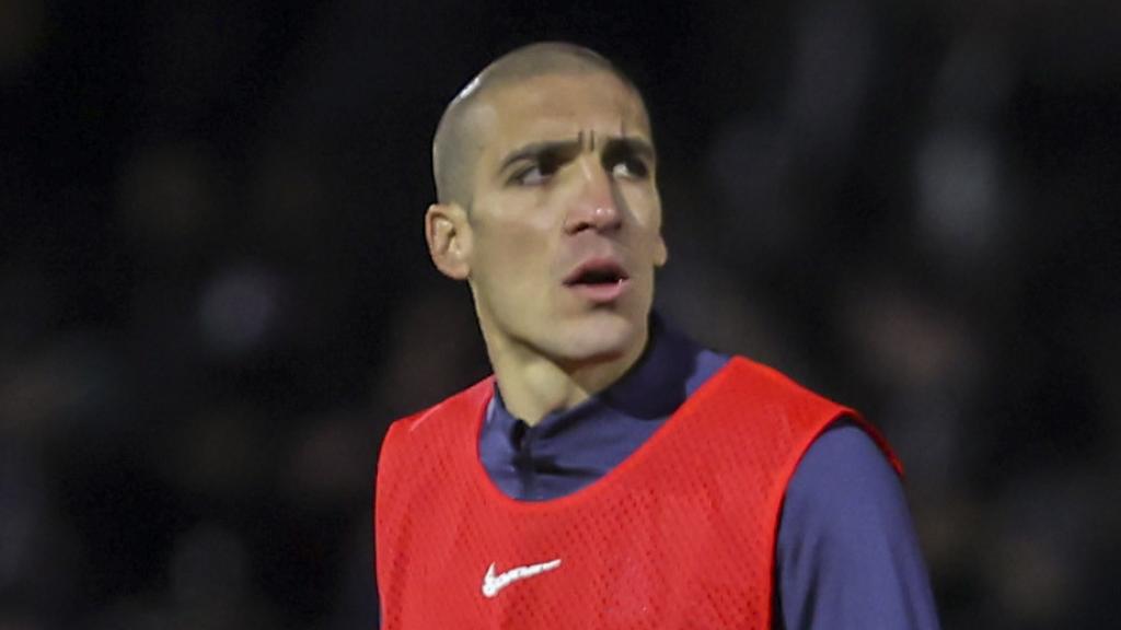 Calentamiento del Barça antes de jugar contra Unionistas