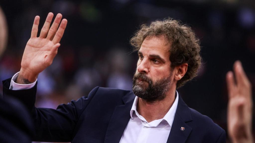 Roger Grimau, técnico del Barça contra el Olympiacos