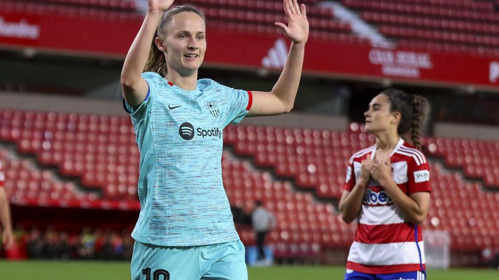 Graham, tras marcar un gol al Granada