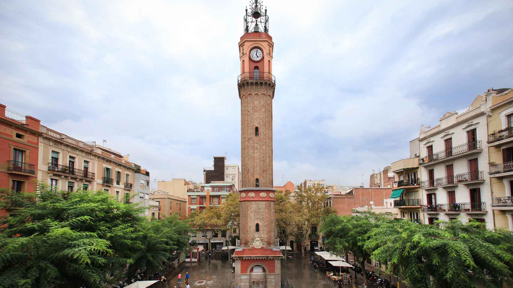 La plaza de la Vila de Gràcia de Barcelona