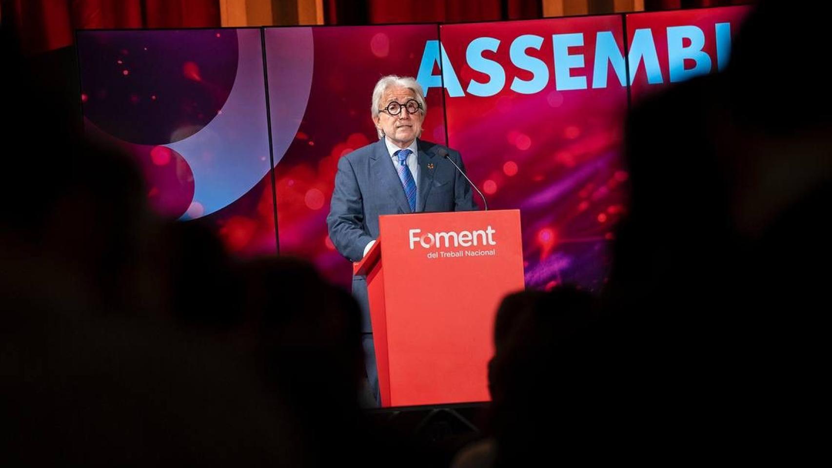 El presidente de Foment del Treball, Josep Sánchez Llibre