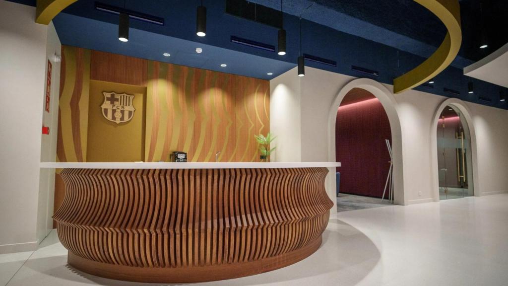 Oficina del Barça para comercializar los palcos VIP del nuevo Camp Nou