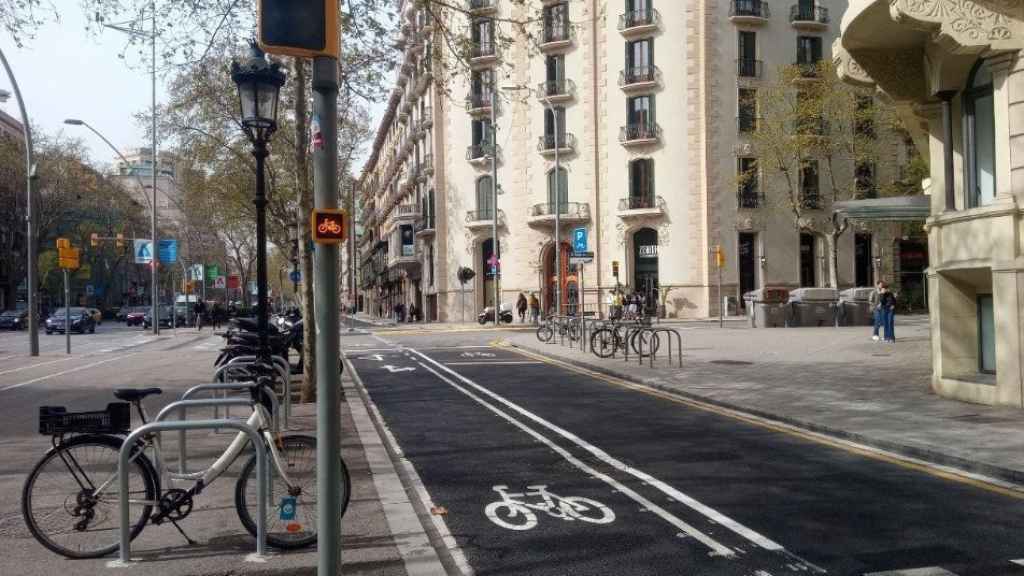 Carril bici a Barcelona