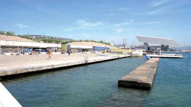 La playa de los Banys del Fòrum de Barcelona