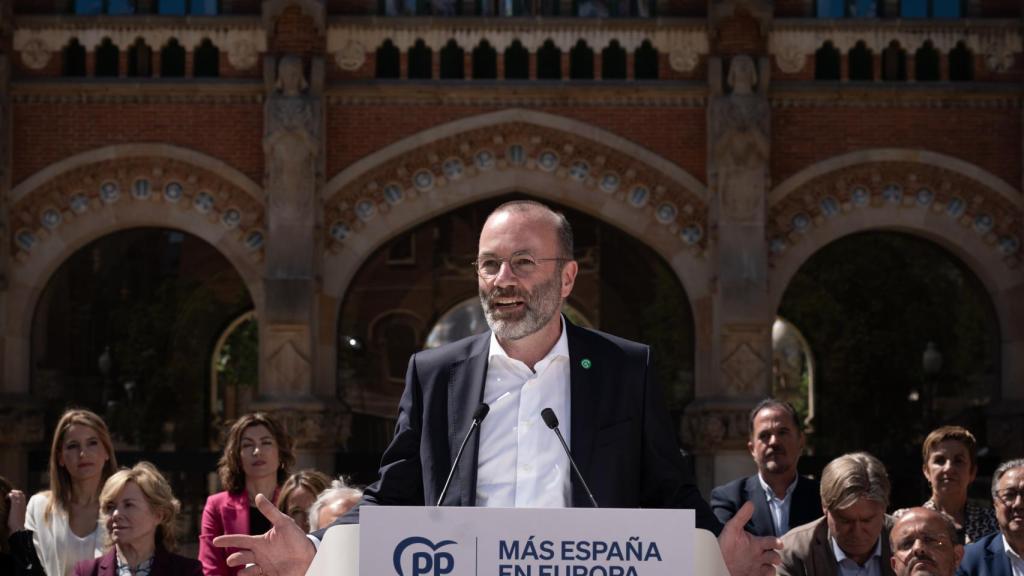 El presidente del Partido Popular Europeo (PPE), Manfred Weber, en la presentación de la candidatura europea del PP