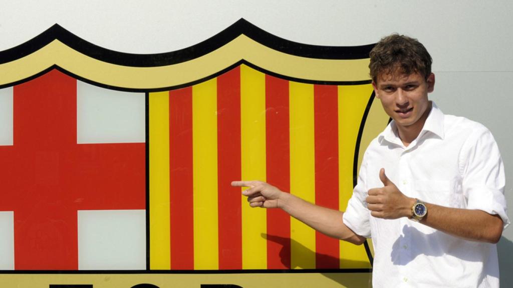 Keirrison, en su llegada al FC Barcelona en 2009
