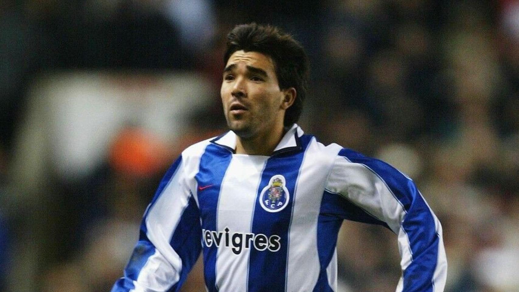 Deco, en un partido con el Oporto