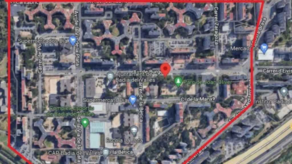 Delimitació del poble de Badia del Vallès