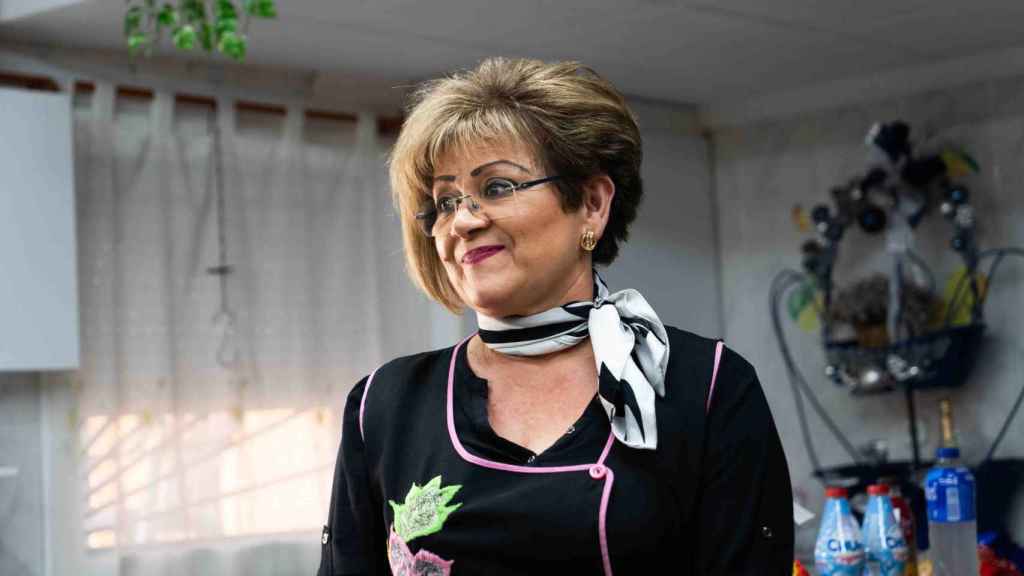 Anita Arcas, propietaria de la tienda de alimentación ‘Comestibles Arcas’, en Vista Alegre