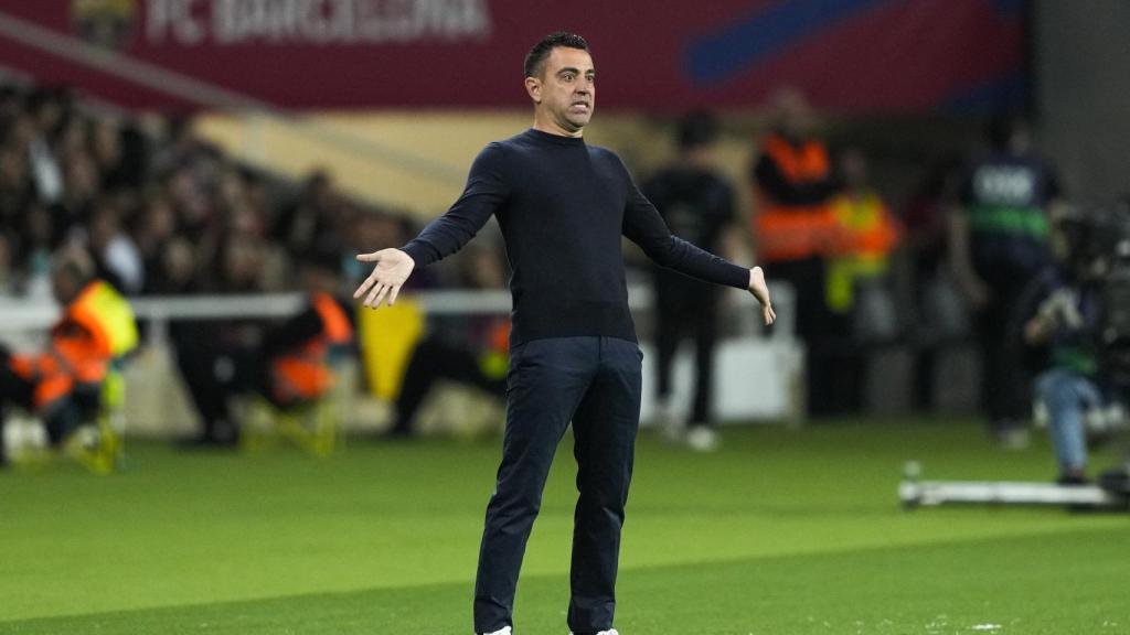 Xavi Hernández, durante el partido Barça-Real Sociedad