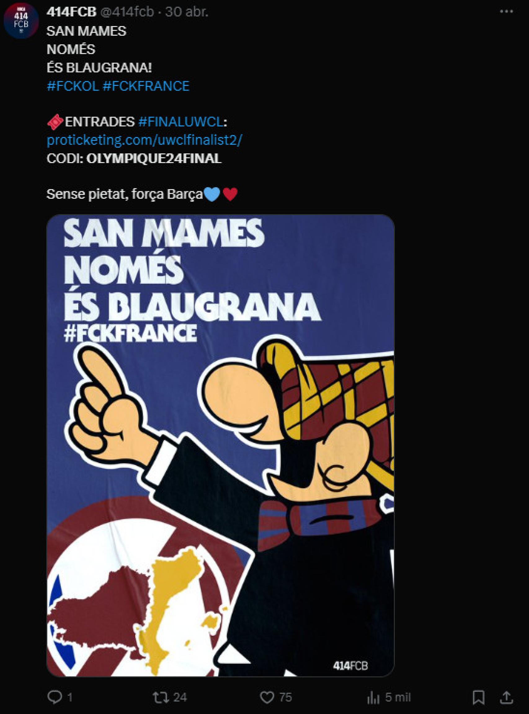 Método alternativo para comprar entradas para la final de la Champions Femenina