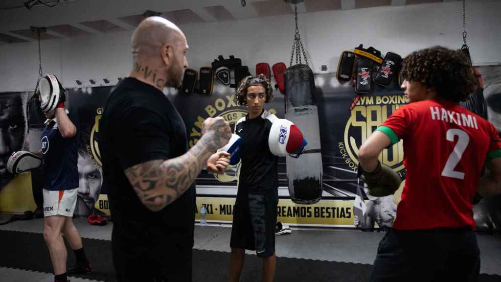 Boxeo en el Gym Boxing Saus de Cornellà