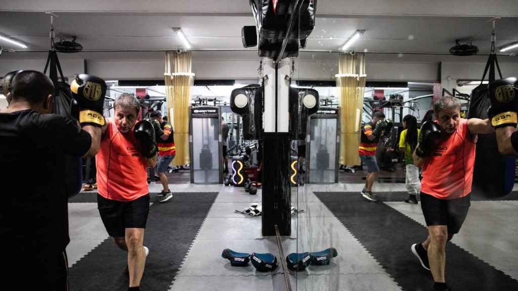 Boxeo en el Gym Boxing Saus de Cornellà