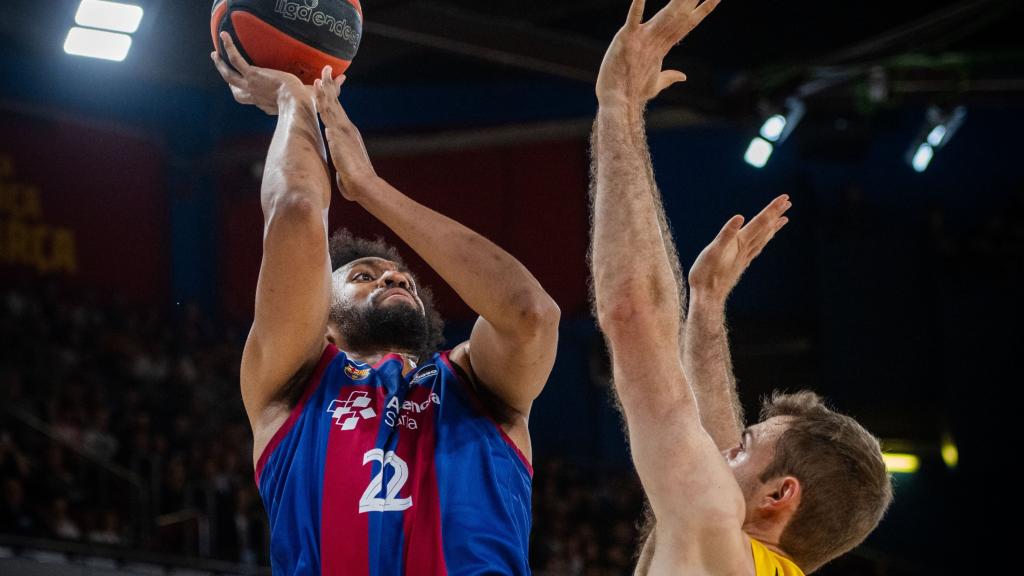 Jabari Parker durante el primer partido contra Lenovo Tenerife