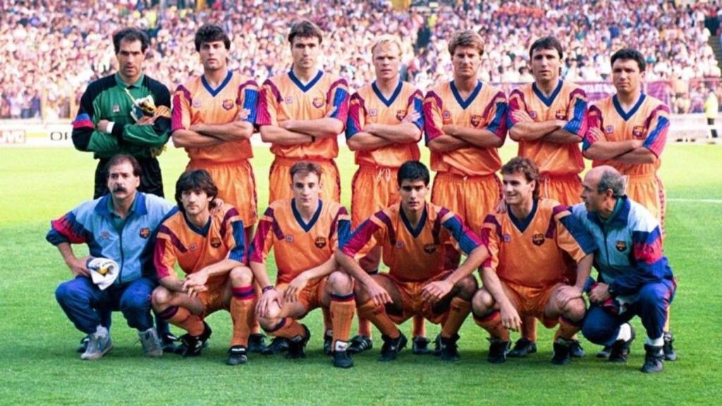 Alineacion del Barça en Wembley, 1992