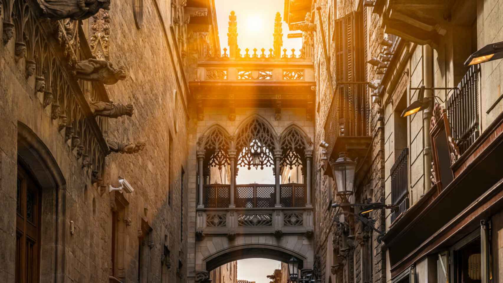 Calle Bisbe de Barcelona en una imagen de archivo