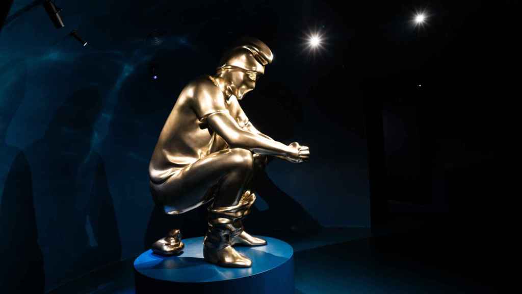 El caganer de White Rabbit Museum Barcelona