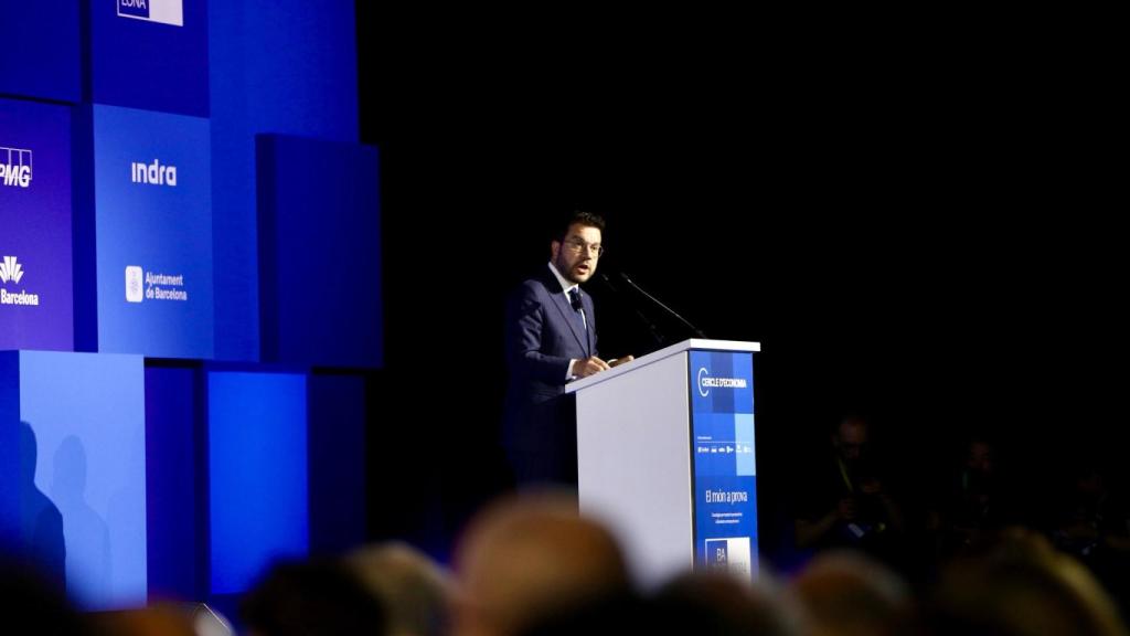 Pere Aragonès, en su discurso inaugural