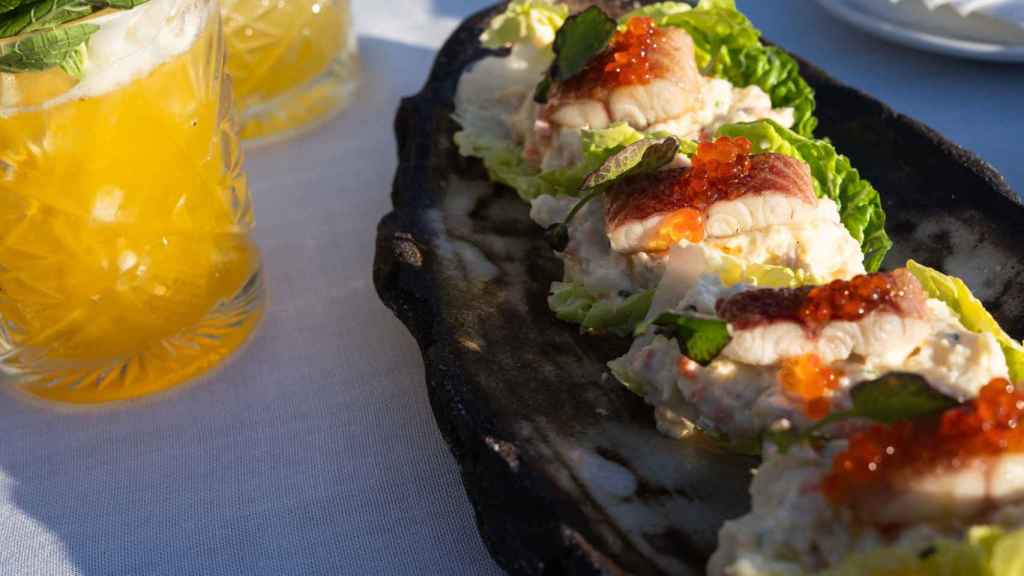 Ssam Jang de panceta ibérica crujiente y salsa agripicante del CBC