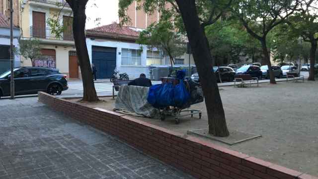 Sintecho instalado en los jardines