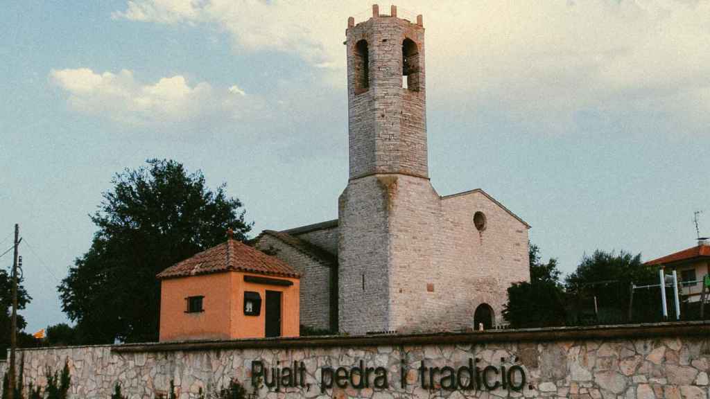 El poble de Pujalt, a l'Anoia