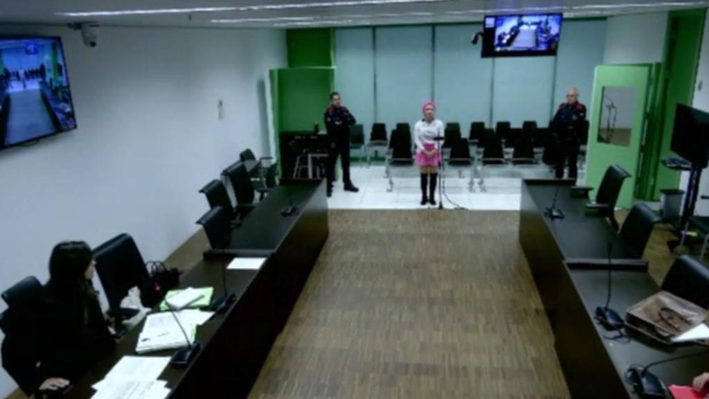 Angela Dobrowolski durante el juicio de este jueves