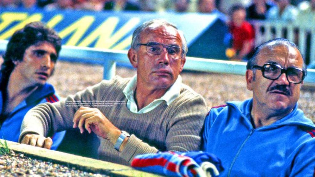 Hennes Weisweiler, en el Camp Nou