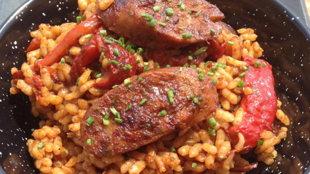 Arroz con butifarra del perol