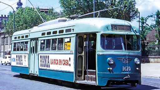 Imagen del añorado tranvía 29 de circunvalacion