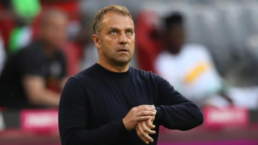 Hansi Flick, objetivo del Barça para relevar a Xavi, en una imagen de archivo