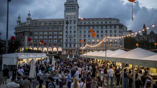 Ambiente del Tast a La Rambla en una imagen de archivo