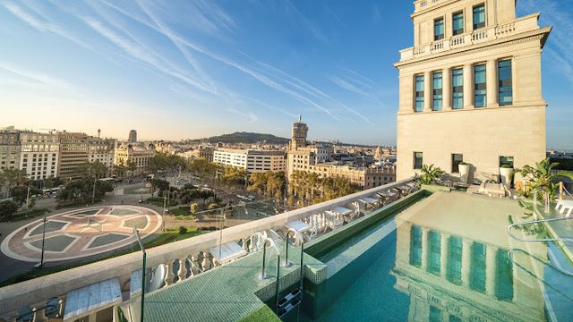 Terraza Sky Bar del Hotel Iberostar de plaza Catalunya