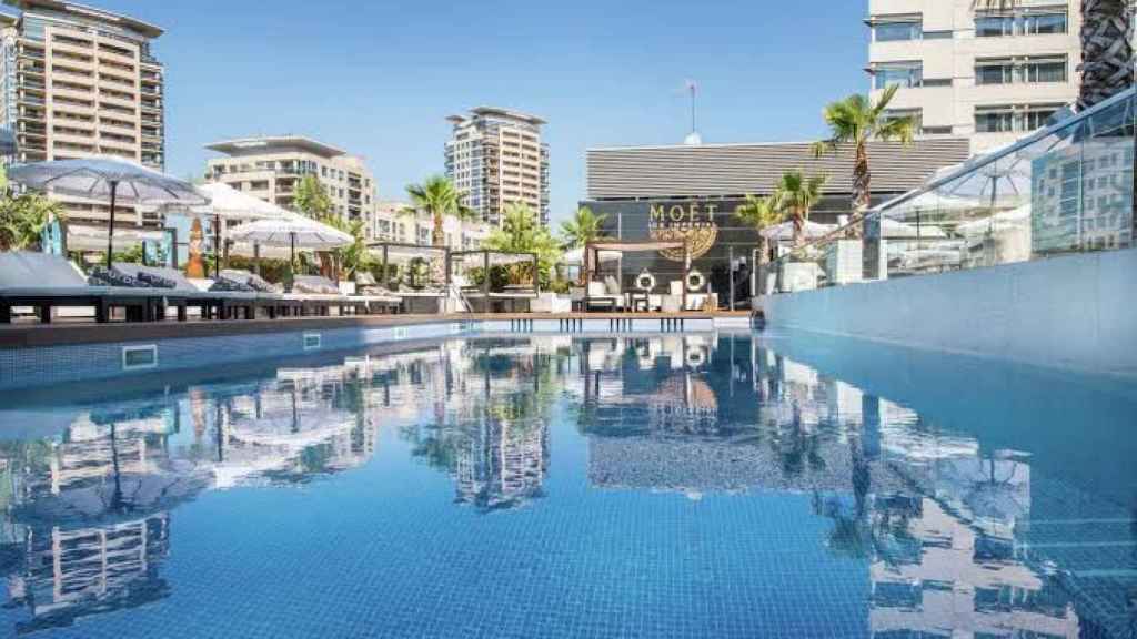 Foto de archivo de un hotel de Barcelona