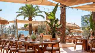 Zona de restauración de Beso Pedralbes, el nuevo ‘beach club’ de Diagonal