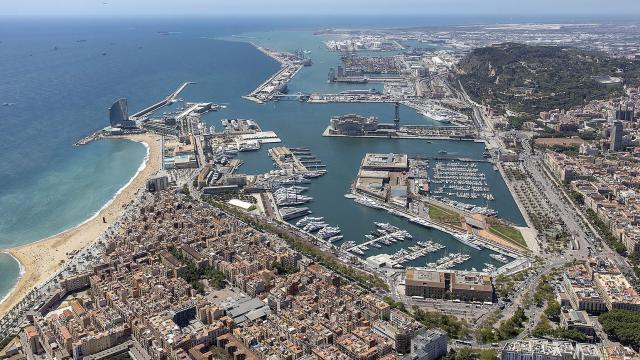 Vista aérea del Port de Barcelona