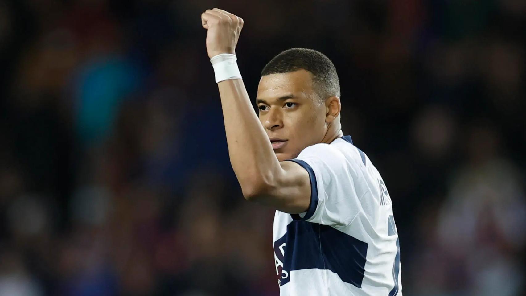 Kylian Mbappé, durante un partido con el PSG