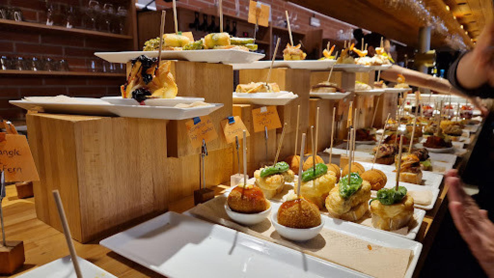 Pintxos del bar Traska Truska