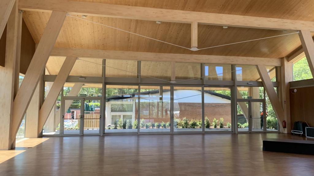 Detalle del nuevo salón de eventos Olimpia, del Real Club de Polo de Barcelona