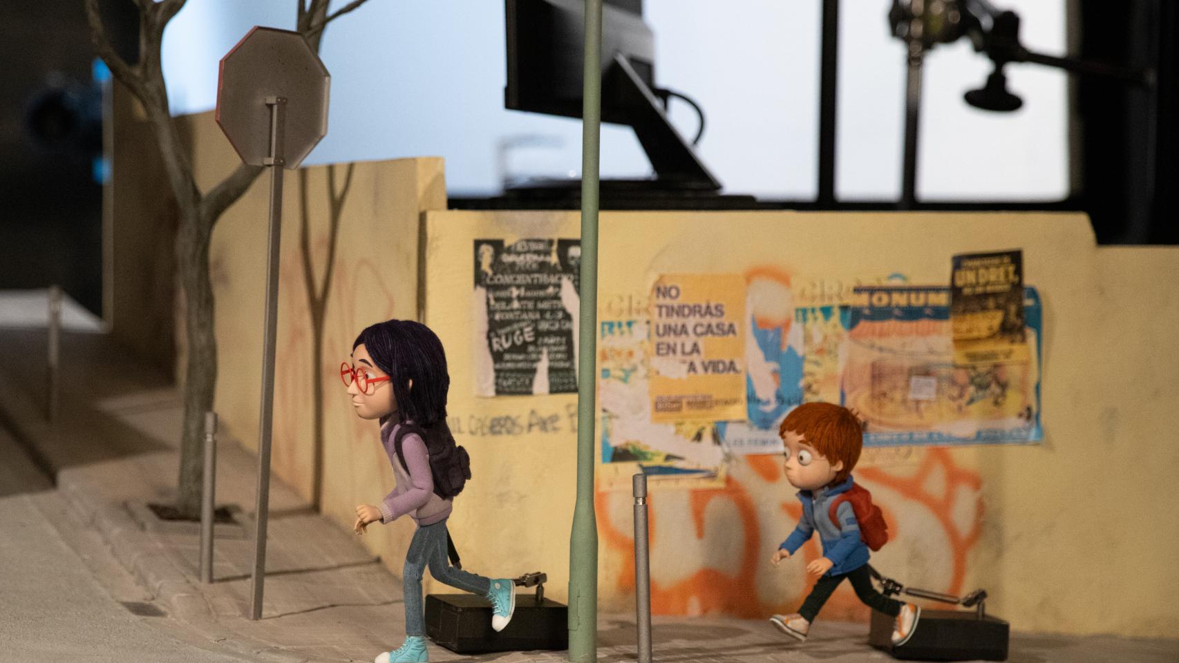 Rodaje de 'L'Olívia i el terratrèmol invisible'