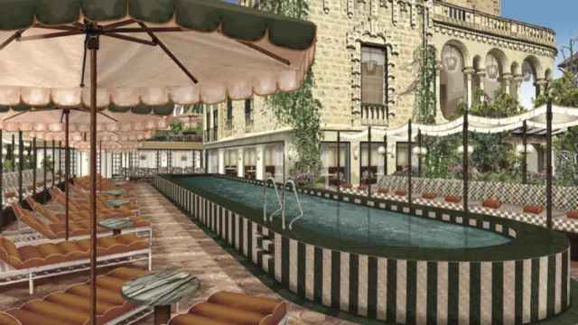 Render Barcelona Pool House